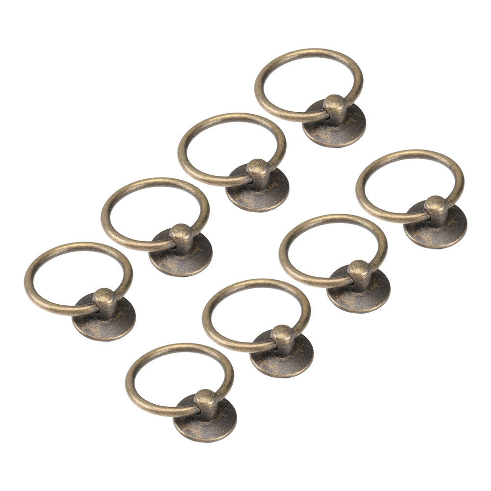 8 Stück Ringgriff-Schubladengr – Furniture Hardware Drop Pulls Bewertung und Preis