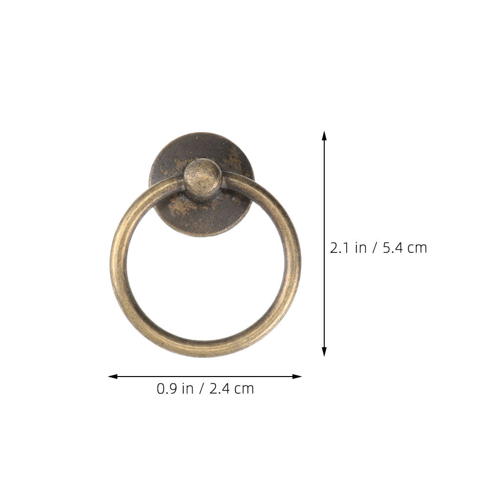 8 Stück Ringgriff-Schubladengr – Furniture Hardware Drop Pulls Bewertung und Preis